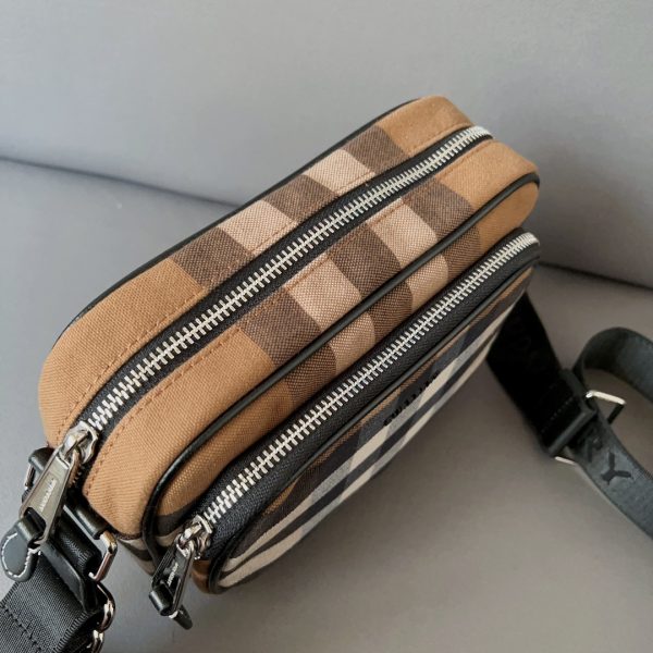 BURBERRY Check Crossbody Bag - Image 3