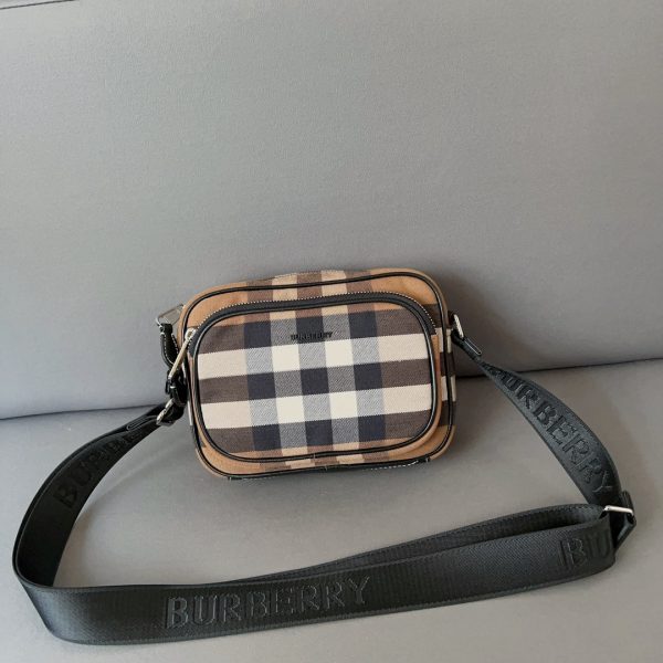 BURBERRY Check Crossbody Bag